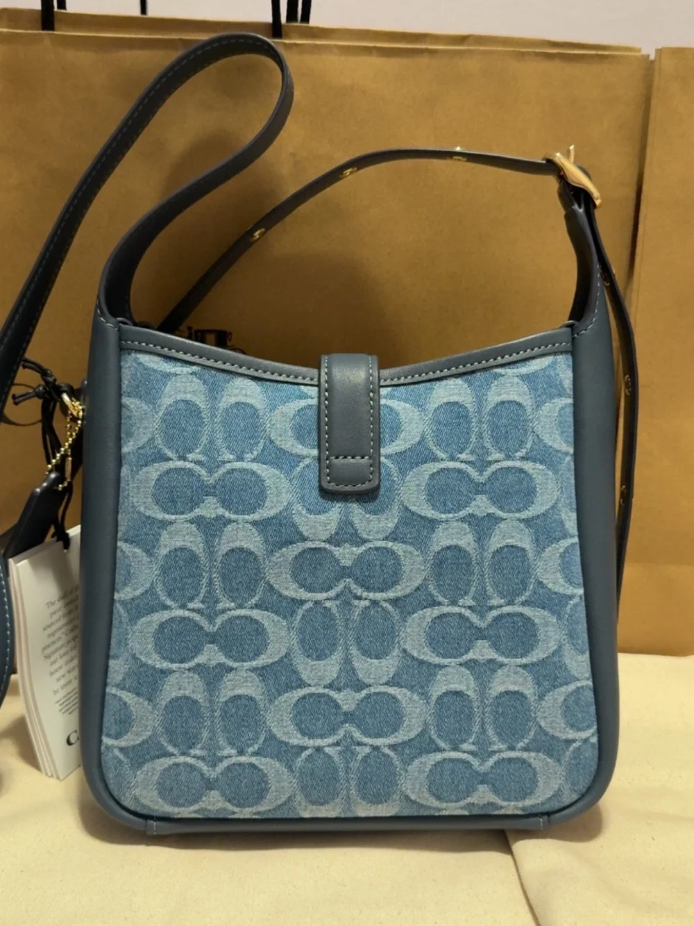 Hadley Small Crossbody in Signature Denim